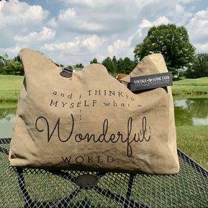 Vintage Addiction Large Tote